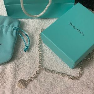 Tiffany’s Heart Tag Dangle Necklace